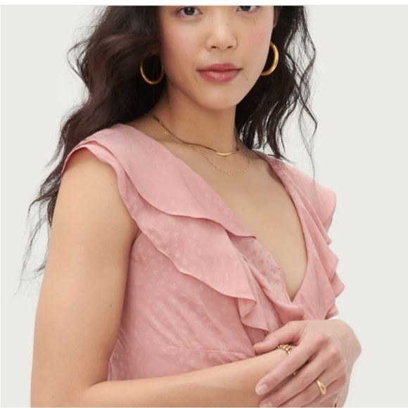 Hatch The Emily Blush Bohemian Floral Size 3 Maternity Dress L - Picture 3 of 13